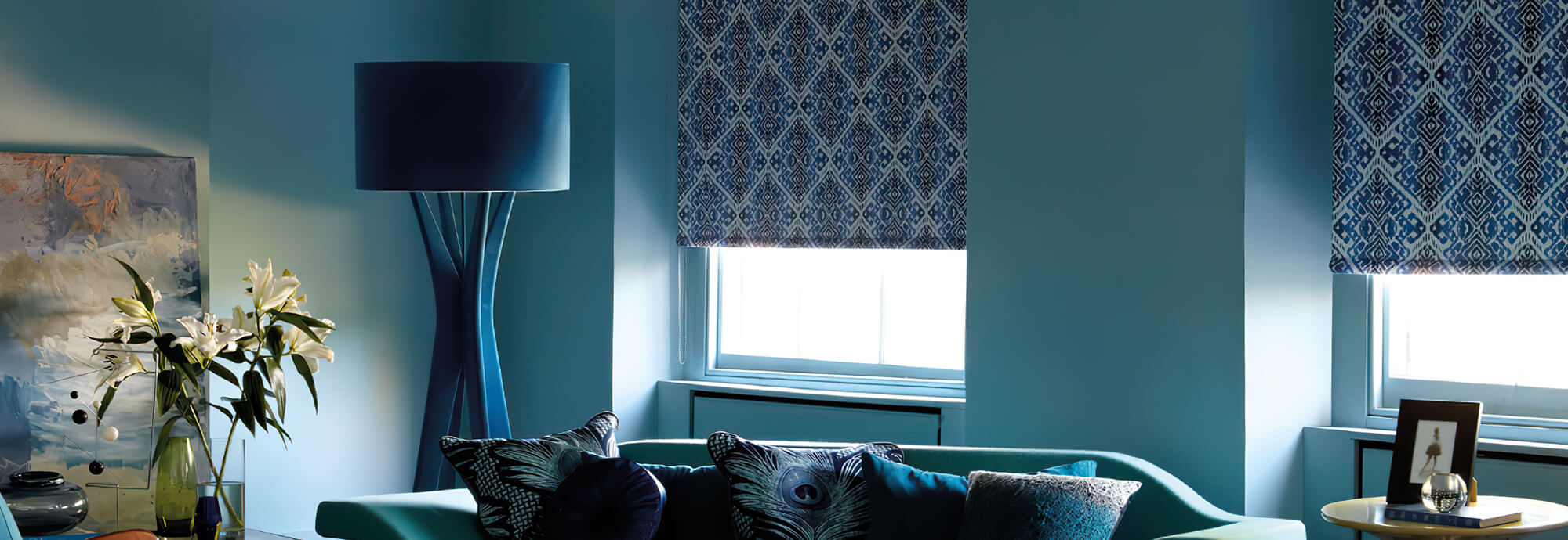 Paisley Patterned Roller Blackout Blinds