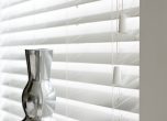 Faux wood blinds