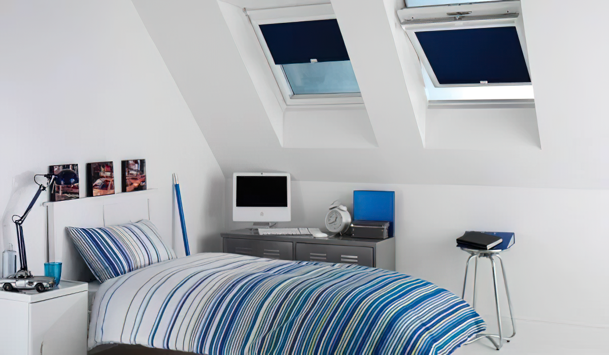 Blinds for velux windows